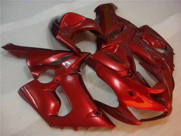 Rot 05-06 Kawasaki ZX6R Motorrad Verkleidung Rot 05-06 Kawasaki ZX6R Motorrad Verkleidung