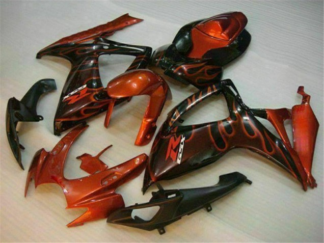 Rot 06-07 Suzuki GSXR 600/750 Motorrad Verkleidung Rot 06-07 Suzuki GSXR 600/750 Motorrad Verkleidung