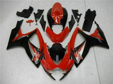Rot 06-07 Suzuki GSXR 600/750 Motorrad Verkleidungen