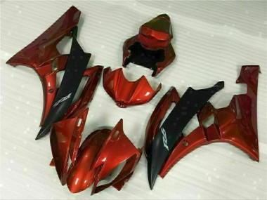 Rot 06-07 Yamaha YZF R6 Motorrad Verkleidung & Plastik