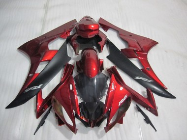 Rot 06-07 Yamaha YZF R6 Motorrad Verkleidungen