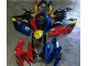 Rot Blau 06-07 Suzuki GSXR 600/750 Motorrad Verkleidung Rot Blau 06-07 Suzuki GSXR 600/750 Motorrad Verkleidung
