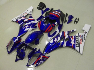 Rot Blau Stern 06-07 Yamaha YZF R6 Motorrad Verkleidung