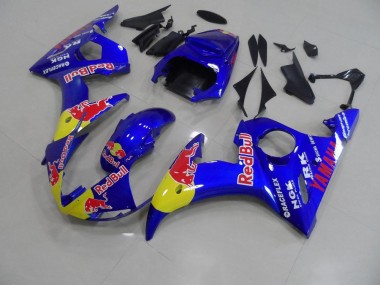 Rot Bull 03-05 Yamaha YZF R6 Motorrad Verkleidung
