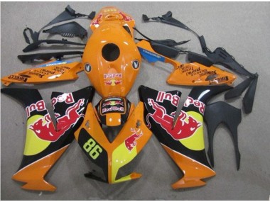 Rot Bull 86 12-16 Honda CBR1000RR Motorrad Verkleidung