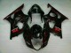 Rot Flamme 03-04 Suzuki GSXR 1000 Motorrad Verkleidung Rot Flamme 03-04 Suzuki GSXR 1000 Motorrad Verkleidung