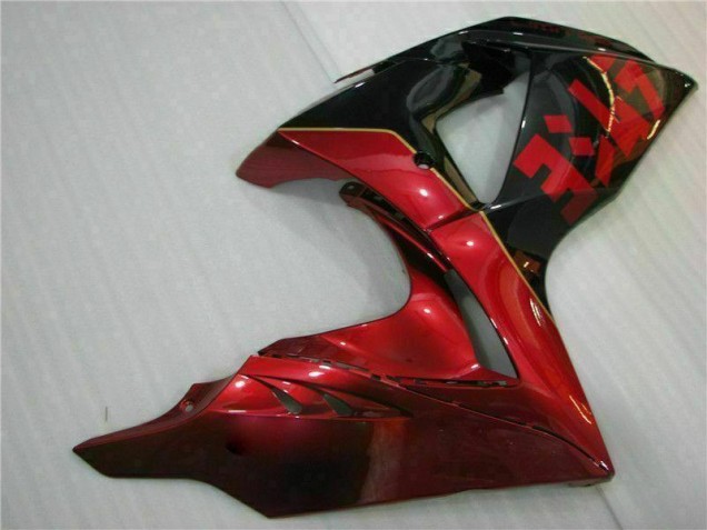 Rot Flamme Schwarz 09-16 Suzuki GSXR 1000 Motorrad Verkleidung Rot Flamme Schwarz 09-16 Suzuki GSXR 1000 Motorrad Verkleidung