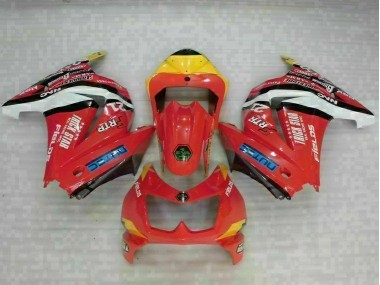 Rot Gelb 08-12 Kawasaki EX250 Motorrad Verkleidung