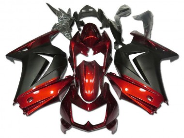 Rot Grau 08-12 Kawasaki EX250 Motorrad Verkleidung