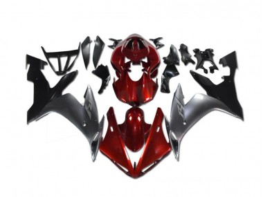 Rot Grau Schwarz 02-03 Yamaha YZF R1 Motorrad Verkleidung