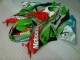 Rot Grün Motocard 09-12 Kawasaki ZX6R Motorrad Verkleidung Rot Grün Motocard 09-12 Kawasaki ZX6R Motorrad Verkleidung
