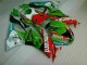 Rot Grün Motocard 09-12 Kawasaki ZX6R Motorrad Verkleidung Rot Grün Motocard 09-12 Kawasaki ZX6R Motorrad Verkleidung