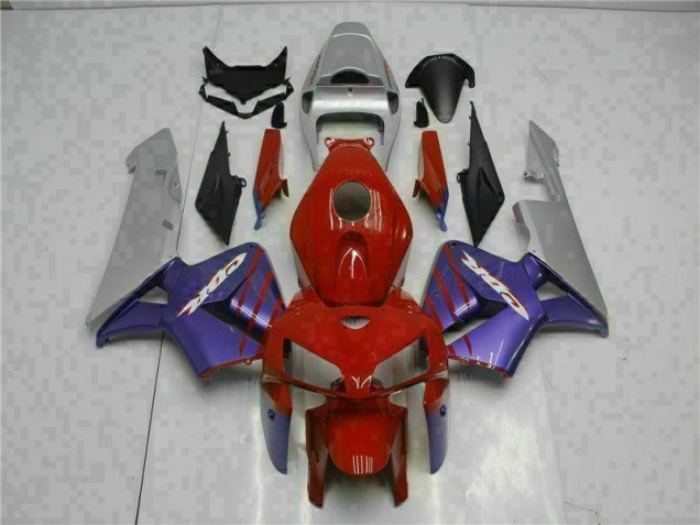 Rot Lila 05-06 Honda CBR600RR Motorrad Verkleidung Rot Lila 05-06 Honda CBR600RR Motorrad Verkleidung