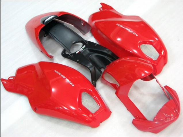 Rot Monster 08-12 Ducati Monster 696 Motorrad Verkleidung Rot Monster 08-12 Ducati Monster 696 Motorrad Verkleidung