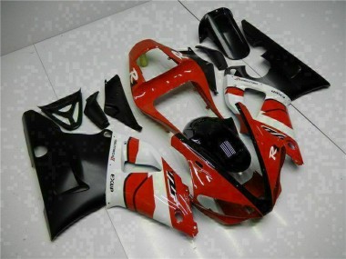 Rot Schwarz 00-01 Yamaha YZF R1 Motorrad Verkleidung