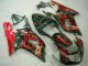 Rot Schwarz 01-03 Suzuki GSXR 600/750 Motorrad Verkleidung Rot Schwarz 01-03 Suzuki GSXR 600/750 Motorrad Verkleidung