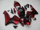 Rot Schwarz 03-04 Honda CBR600RR Motorrad Verkleidung Rot Schwarz 03-04 Honda CBR600RR Motorrad Verkleidung