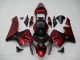 Rot Schwarz 03-04 Honda CBR600RR Motorrad Verkleidung Rot Schwarz 03-04 Honda CBR600RR Motorrad Verkleidung