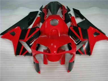 Rot Schwarz 03-04 Honda CBR600RR Motorrad Vollverkleidung