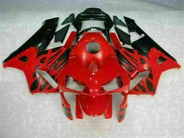 Rot Schwarz 03-04 Honda CBR600RR Motorrad Vollverkleidung & Plastik Rot Schwarz 03-04 Honda CBR600RR Motorrad Vollverkleidung & Plastik
