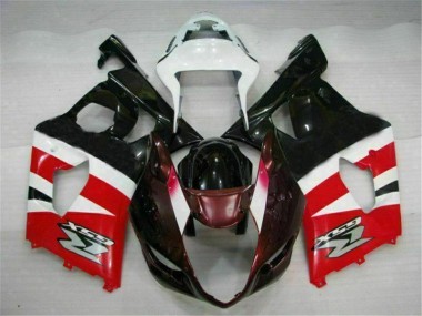 Rot Schwarz 03-04 Suzuki GSXR 1000 Motorrad Verkleidungen