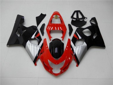 Rot Schwarz 04-05 Suzuki GSXR 600/750 Motorrad Verkleidung