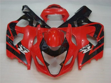 Rot Schwarz 04-05 Suzuki GSXR 600/750 Motorrad Verkleidungen