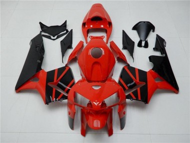 Rot Schwarz 05-06 Honda CBR600RR Motorrad Vollverkleidung