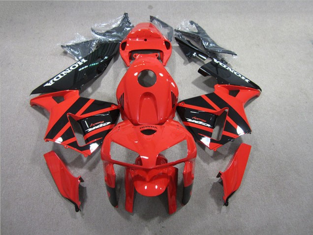 Rot Schwarz 05-06 Honda CBR600RR Motorrad Vollverkleidung & Plastik Rot Schwarz 05-06 Honda CBR600RR Motorrad Vollverkleidung & Plastik