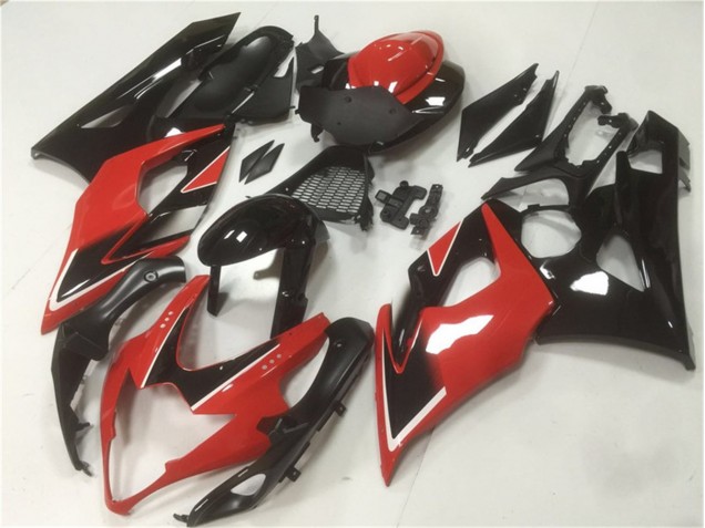 Rot Schwarz 05-06 Suzuki GSXR 1000 Motorrad Vollverkleidung Rot Schwarz 05-06 Suzuki GSXR 1000 Motorrad Vollverkleidung