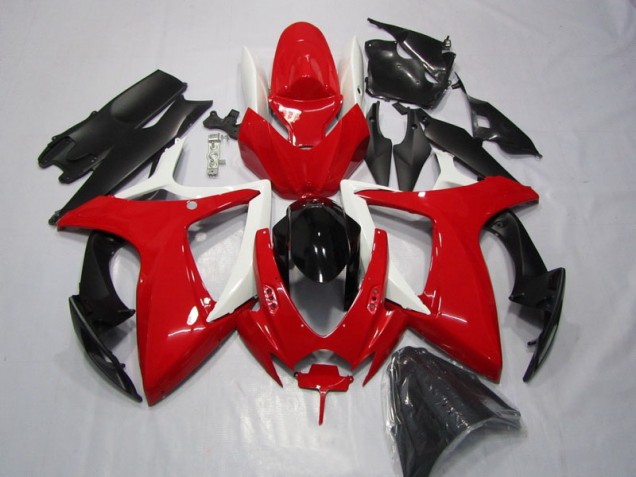 Rot Schwarz 06-07 Suzuki GSXR 600 Motorrad Verkleidung
