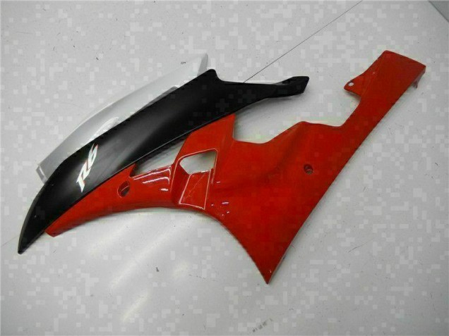 Rot Schwarz 06-07 Yamaha YZF R6 Motorrad Verkleidung Rot Schwarz 06-07 Yamaha YZF R6 Motorrad Verkleidung