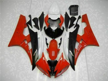Rot Schwarz 06-07 Yamaha YZF R6 Motorrad Verkleidung