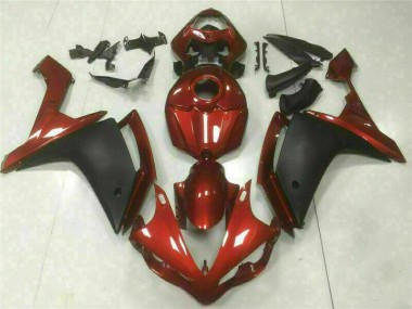 Rot Schwarz 07-08 Yamaha YZF R1 Motorrad Verkleidung