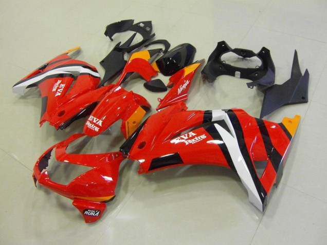 Rot Schwarz 08-12 Kawasaki ZX250R Motorrad Verkleidungen Rot Schwarz 08-12 Kawasaki ZX250R Motorrad Verkleidungen