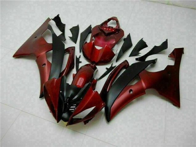 Rot Schwarz 08-16 Yamaha YZF R6 Motorrad Verkleidungen Rot Schwarz 08-16 Yamaha YZF R6 Motorrad Verkleidungen