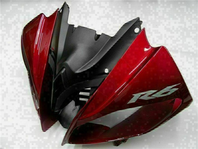 Rot Schwarz 08-16 Yamaha YZF R6 Motorrad Vollverkleidung Rot Schwarz 08-16 Yamaha YZF R6 Motorrad Vollverkleidung