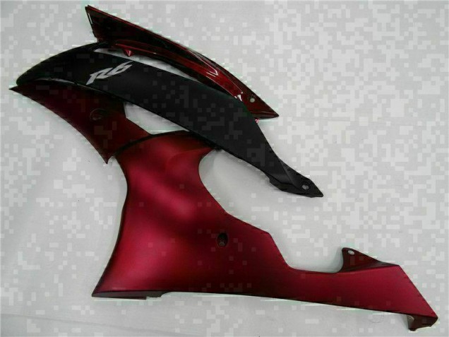 Rot Schwarz 08-16 Yamaha YZF R6 Motorrad Vollverkleidung Rot Schwarz 08-16 Yamaha YZF R6 Motorrad Vollverkleidung