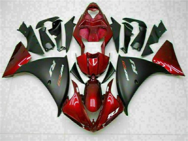 Rot Schwarz 09-11 Yamaha YZF R1 Motorrad Verkleidungen