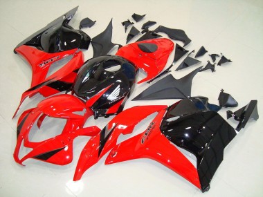 Rot Schwarz 09-12 Honda CBR600RR Motorrad Verkleidung & Plastik