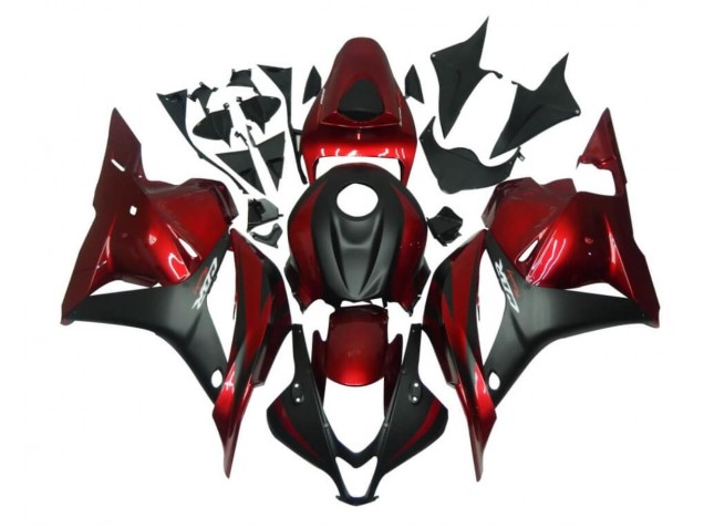 Rot Schwarz 09-12 Honda CBR600RR Motorrad Verkleidungen Rot Schwarz 09-12 Honda CBR600RR Motorrad Verkleidungen