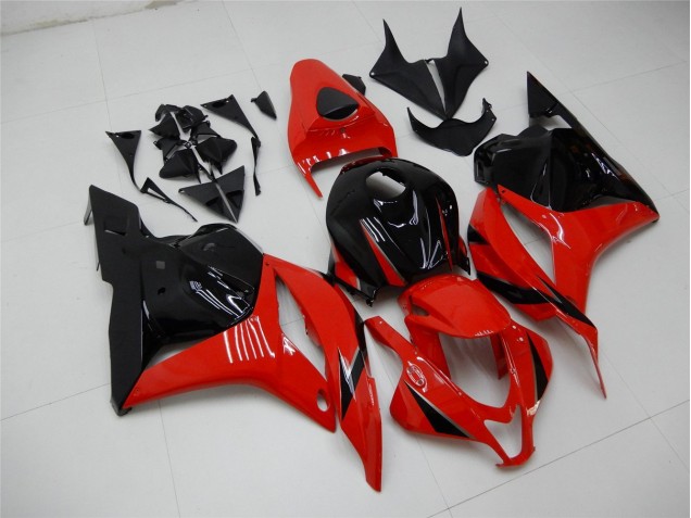 Rot Schwarz 09-12 Honda CBR600RR Motorrad Vollverkleidung Rot Schwarz 09-12 Honda CBR600RR Motorrad Vollverkleidung