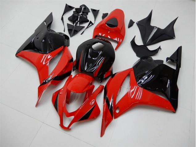 Rot Schwarz 09-12 Honda CBR600RR Motorrad Vollverkleidung Rot Schwarz 09-12 Honda CBR600RR Motorrad Vollverkleidung