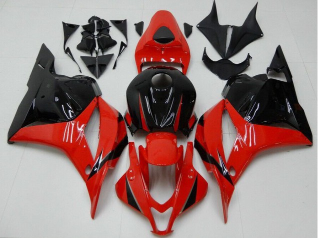 Rot Schwarz 09-12 Honda CBR600RR Motorrad Vollverkleidung Rot Schwarz 09-12 Honda CBR600RR Motorrad Vollverkleidung