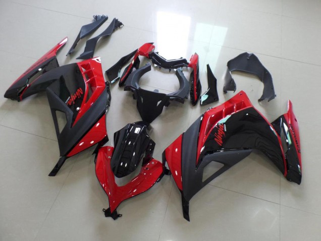 Rot Schwarz 13-16 Kawasaki ZX300R Motorrad Verkleidung Rot Schwarz 13-16 Kawasaki ZX300R Motorrad Verkleidung