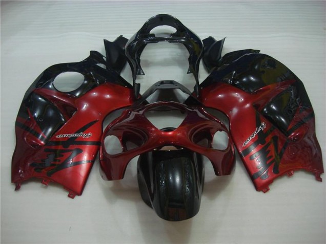 Rot Schwarz 96-07 Suzuki GSXR 1300 Hayabusa Motorrad Verkleidungen Rot Schwarz 96-07 Suzuki GSXR 1300 Hayabusa Motorrad Verkleidungen