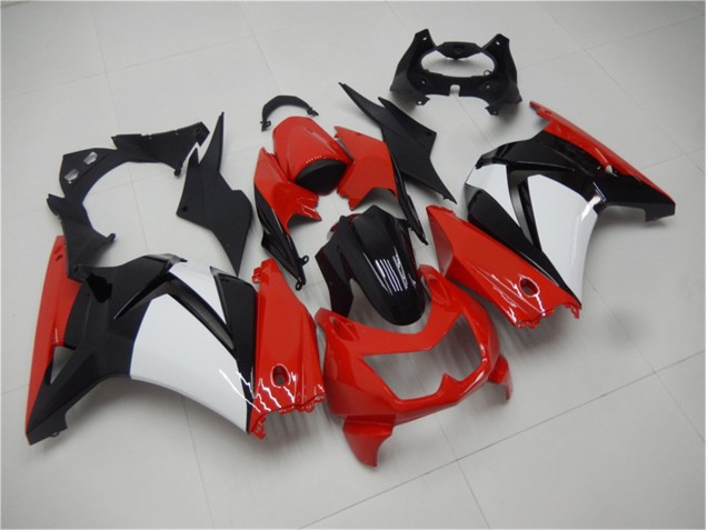 Rot Schwarz Weiß 08-12 Kawasaki EX250 Motorrad Verkleidung Rot Schwarz Weiß 08-12 Kawasaki EX250 Motorrad Verkleidung