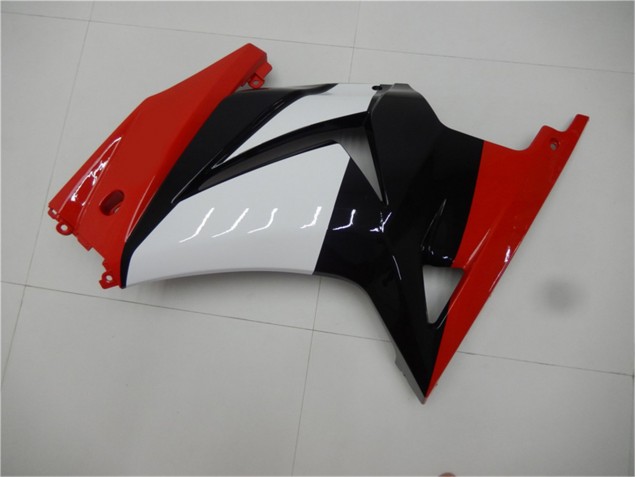 Rot Schwarz Weiß 08-12 Kawasaki EX250 Motorrad Verkleidung Rot Schwarz Weiß 08-12 Kawasaki EX250 Motorrad Verkleidung