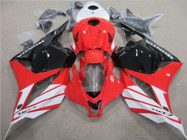 Rot Schwarz Weiß 09-12 Honda CBR600RR Motorrad Verkleidungen