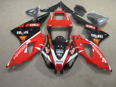 Rot Schwarz Weiß SantUnder 98-99 Yamaha YZF R1 Motorrad Verkleidung